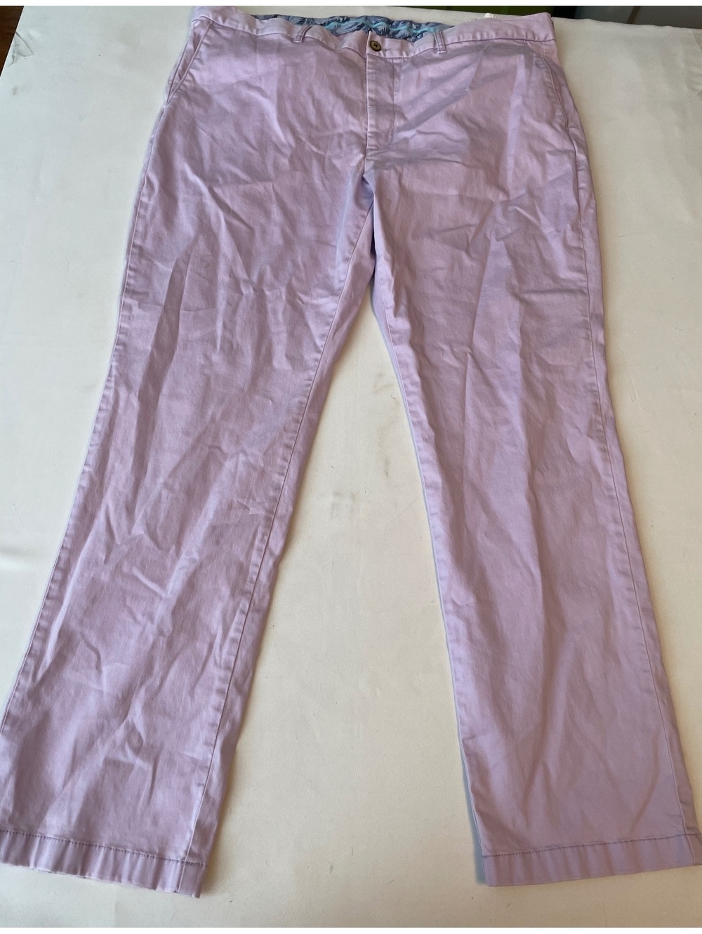 Tommy Bahama Men's Lavender Cotton Blend Pants Size 42x32